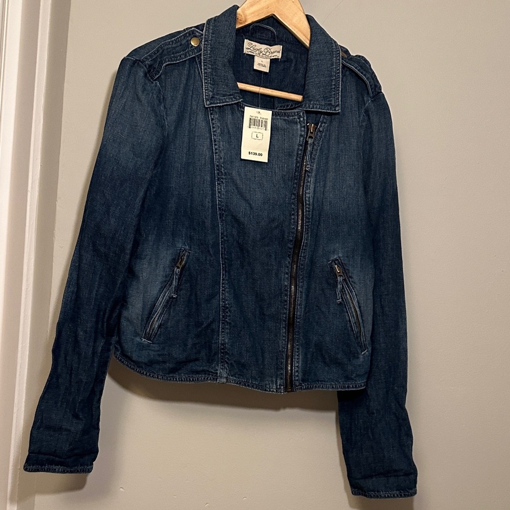 NWT Lucky Brand Addisyn Moto Jacket size Large